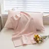 Funda de almohada de jacquard de algodón puro Paquete doble Funda de almohada 100% algodón 48x74cm Persona individual Paquete individual Funda protectora para núcleo de almohada Estilo nuevo