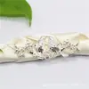 Accesorios de bricolaje, horquilla para disfraz antiguo, tocado de novia antiguo, color cobre puro, pieza de flor de pájaro colgante doble en oro y plata.