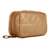 Bolsa de Cosméticos de Cuero RPET Transfronteriza Bolsa de Labiales de Cuero RPET Bolsa de Cosméticos de Algodón Plegado Estilo Japonés Fábrica de Personalización
