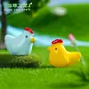 Terrario de musgo de comercio exterior, figuras creativas de pollitos en miniatura, artículos decorativos DIY, accesorios de bolsa sorpresa, adornos para coche pequeños