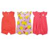 Venda direta da fábrica macacão de verão com abertura para bebê recém-nascido manga curta algodão cáqui roupa de escalada para bebê roupas infantis à vista