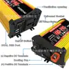 Convertidor de Potencia Inversor de 12V a 220V 300W con Doble USB y Pantalla LED, Alta Potencia para Uso en Exteriores
