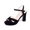 N.º de artículo: 520-6 (9cm) 526-2 (7cm) Nuevas Sandalias de Plataforma Impermeables de Tacón Alto y Grueso de Verano para Mujer