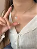 Collar de Plata de Ley S925 con Cuentas de Corazón Azul Lujo Ligero Gama Alta Estilo Coreano Incrustaciones de Pedrería Accesorios con Sentido de Diseño de Nicho de Ins