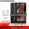 Adequado para MotorolaEdge50 Pro Hot Bending Adhesive High Definition Tempered Film High Aluminum Plating Purple Light Pasta Protetora
