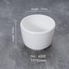 Taza de café de plástico de imitación de porcelana anticaída, taza de leche, olla caliente para hotel, tienda comercial, taza de mesa de melamina blanca, taza de té