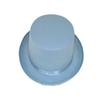 Sombrero negro de 13 cm de alto, sombrero Lincoln, sombrero alto, sombrero retro de jazz, sombrero de mago, sombrero de espectáculo de magia, estilo británico.