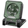 Ventilador con Luz Portátil Alimentado por Energía Solar para Acampar al Aire Libre, Luz para Tienda de Campaña, Ventilador con Luz de Iluminación Exterior de Alto Viento Multifuncional