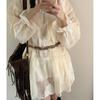Estilo Étnico Bohemio Cuerda de Cintura Tejida con Cuentas para Mujer Combinación Universal Estilo Ins Moda Accesorios para el Cabello con Cinturón para Vestido