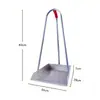 Recogedor de Hierro Engrosado para Uso en Exteriores, Taller de Fábrica y Patio; Pala para Basura de Acero Inoxidable Resistente de una Pieza