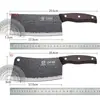 Cuchillo de Cocina de Acero Inoxidable con Patrón Retro para Uso Doméstico, Cuchillo Ligero y Afilado para Cortar Carne y Rebanar, en Stock Asakh-No.223