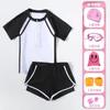 Trajes de baño para niñas, verano 2024, nuevos trajes de baño divididos para niñas, equipo de natación profesional de verano.
