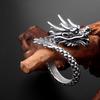 Anillo de grifo dominante para niños Anillo Xiao Long anillo para el dedo índice diseño personalizado moda moda retro joyería de plata tailandesa