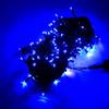 Luces de Cadena LED Intermitentes de Cable Negro Luces Decorativas para Exterior Patio Calle Conectores Macho y Hembra Impermeables Luces de Cadena Navideñas Impermeables y Duraderas
