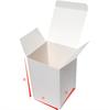 Cajas de Embalaje Personalizadas, Cajas de Papel Plegables, Cajas Pequeñas Blancas para Pasta de Dientes, Cajas de Cartón Blancas Neutras, Cajas Rectangulares Blancas, En Stock