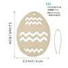 Adornos de Madera Colgantes de Pascua Transfronterizos DIY Piezas de Madera Pintadas a Mano por Niños Fiesta de Graffiti para Bebés Decoración del Hogar Artículos Pequeños