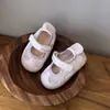 Sapatos de Malha Respirável para Bebês Meninas, Sapatos de Couro Moda Verão Princesa, Sapatos para Crianças Pequenas com Solado Macio para Meninas de 1 a 3 Anos