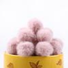 Bola de Pelo Sintético de Visón para Niños Hecha a Mano DIY Bolas de Felpa Accesorios Ropa Bolsas Piel 2-3cm Materiales Decorativos Versátiles