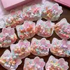 Nuevos Lazos para el Cabello de Niñas con Personajes de Dibujos Animados Rosas, Crema de Primavera para Niños, Diademas de Animalitos Pequeños que No Dañan el Cabello, Paquete de Pinzas