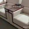 Foshan Escritório Sofá Área de Recepção VIP Negócios Negociação Área de Descanso Sala de Recepção Conferência Tecido Mesa de Centro Única