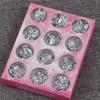 Arte de unha 12 cores lantejoulas glitter joias diamante redondo quadrado hexagonal redondo lantejoulas ocas heterossexual brilhante