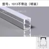 Canal de Aluminio para Luz Lineal LED con Borde, Luz Lineal, Luz Lineal de Aleación de Aluminio Montada en Superficie y Empotrada, Perfil de Aluminio, Exportación
