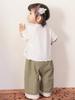 Pantalones Casuales para Bebé Niña Estilo Coreano Nuevo Primavera y Verano Bebé Verano Delgados Encaje Pierna Ancha Casual