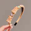 Diademas para Niñas para Controlar el Cabello Suelto, Diseño de Dibujos Animados, No Dañinas, con Dientes, Antideslizantes, Diadema, Accesorio para el Cabello, Capibara