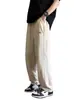 Calça de seda gelada de verão transfronteiriça de corte solto para meninos do ensino fundamental, fina e leve, design de perna reta, secagem rápida e estilo casual