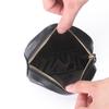 Couro genuíno Mini Coin Bolsa Bus Card Bag Estilo Coreano Creative Zipper Key Bag Coin Bus Cosmetic Bag