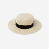 Moda Casual Nova Primavera e Verão Chapéu de Palha com Topo Plano de Sisal Natural Tecido à Mão com Fita de Algodão Dobrável em Três Chapéu de Palha Rede de Proteção Solar Chapéu de Palha Redondo Tendência