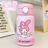 Termo para niños Sanrio, alto atractivo estético, lindo diseño de caricatura para niñas, acero inoxidable 316, taza mini portátil para estudiantes que van a la escuela