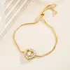 Joyería Simple de Moda Estilo Coreano Pulsera de Circonita de Moda Tendencia Pulsera de Corazón Amor para Regalo del Día de San Valentín para Mujer