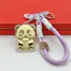 Moda Versátil Hazte Rico Inmediatamente Tesoro Princesa Por Favor Hazte Rico Llavero Creativo Colgante para Bolso Artículo de Moda