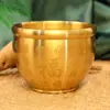 Adornos de Cilindro de Latón, Cilindro de Cien Bendiciones de Cobre, Cilindro de Té, Taza de Cien Bendiciones en Relieve, Cuenco del Tesoro, Adornos de Oficina, Ventas Directas de Fábrica