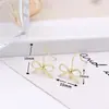 Accesorios de pendientes de gancho de moda con circonita, pendientes de pin de plata 925, pendientes de diadema colgantes, accesorios de pendientes hechos a mano DIY A24B