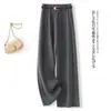 Pantalones de Mujer de Pierna Ancha Ajustados, Nuevo Estilo Otoño 2026, Cintura Alta, Adelgazantes, Casuales, Elegantes, Pantalones de Pierna Recta con Caída, Modernos