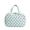 Bolsa de Almacenamiento Impermeable con Estampado de Lunares Compartimento de Tres Capas Bolsa de Tocador de Mano Viaje al Aire Libre Bolsa para Cuidado de la Piel Maquillaje Venta al por Mayor