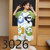 2025 Nuevo Traje de Verano de Seda de Hielo de Una Pieza para Niño Acolchado Anti-Patadas con Dibujos Animados Lindos Ropa de Casa Conjunto de Pijama Se Puede Usar Afuera