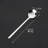 Acero Inoxidable 304 Cuchara Pequeña Cuchara para Café Dorada Cuchara Redonda Pequeña Cuchara para Revolver Miel Postre Taza Vidrio