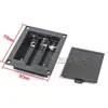 Caja de Batería Embebida para Batería de Litio 18650 de 1/2/3 Secciones Caja de Alimentación de Tres Secciones para Audio con Tapa en Serie 3.7V/12V