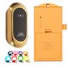 Cerradura para Sauna, Cerradura para Casillero, Cerradura Digital con Deslizamiento de Tarjeta, Deslizamiento de Tarjeta Inteligente, Cerradura para Puerta de Gabinete de Baño, Cerradura con Sensor para Muebles y Armario, Modelo de Plástico