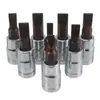 Cuadrado de 1/4 de pulgada 6.3 mm Dado para Destornillador Plano/Dado para Punta de Destornillador Plano/Cabeza de Destornillador Plano