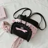 Moda Fresca y Elegante para la Primavera 2026 Mochila Escolar Mochila Pequeña para Mujer Estilo Coreano Mochila Dulce con Encaje para Mujer