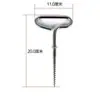 Soporte para Tienda de Hielo de Pesca de Invierno Soporte de Pesca Fijación con Clavo de Tierra Taladro Pequeño para Hielo Equipo de Pesca para Exteriores Dispositivo de Clavo para Hielo
