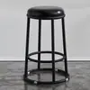 Taburete Alto de Tres Anillos Extra Grueso, Taburete Alto de Barra, Silla Alta para Adultos en Casa, Silla de Mostrador, Taburete Alto de Lujo Ligero para Arcade, Taburete Redondo
