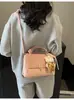 Bolso de Mujer de Alta Gama Elegante Transfronterizo, Bolso Cruzado Versátil Casual de Nicho Nuevo 2026, Bolso de Mano Pequeño Cuadrado de Verano