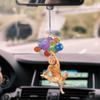 Nuevo y lindo espejo retrovisor de coche con diseño de gato transfronterizo, llavero colgante para mochila, suministros de decoración para el hogar