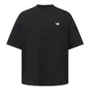Camiseta de Manga Corta con Estampado de Letras Estilo Retro Americano Disfrazada Nanxia 2025 Nuevo Verano Juvenil Casual Cuello Redondo