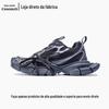 Putian Edição Alta Paris Décima Geração 3XL Tênis Old School Retro Pai Sapatos Grossos Aumentados Esportivos Respiráveis Casuais Masculino Feminino
